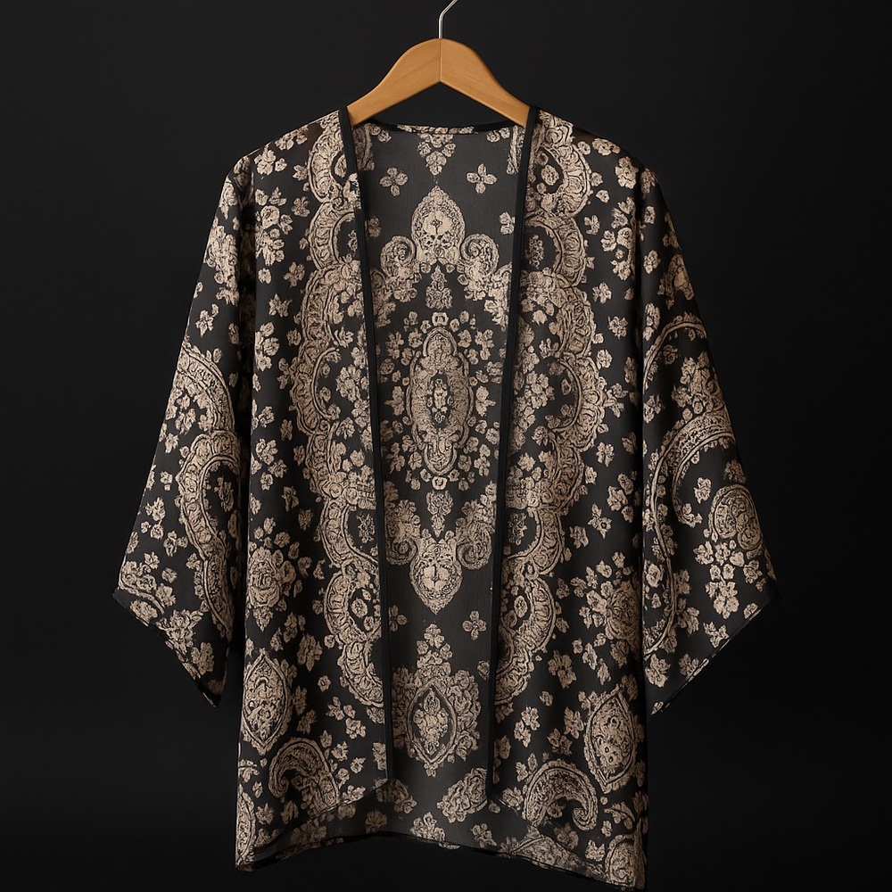 Maurice’s Wallflower Multicolor Open Front Kimono